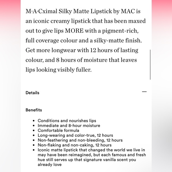 MAC ‘Forever Curious' M·A·Cximal Silky Matte Lipstick - Picture 10 of 11